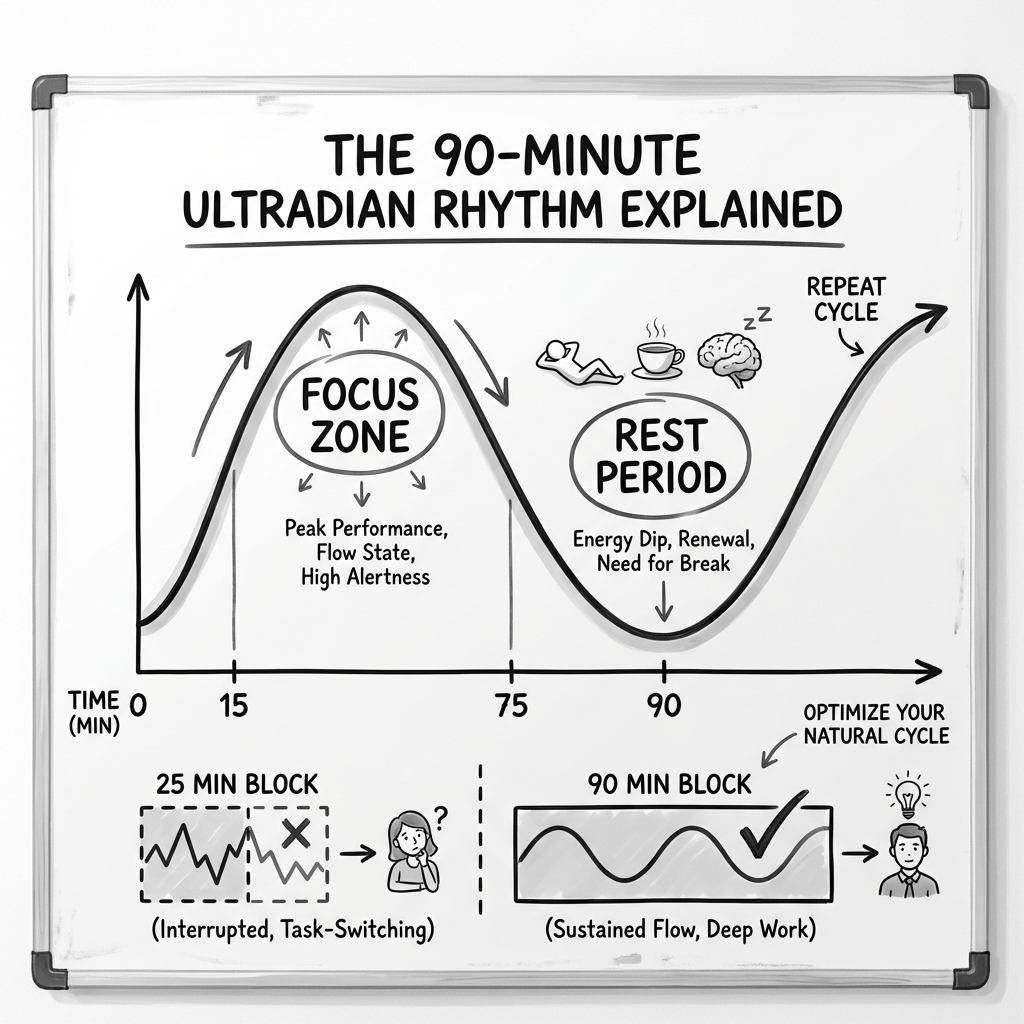 The 90-Minute Ultradian Rhythm Explained